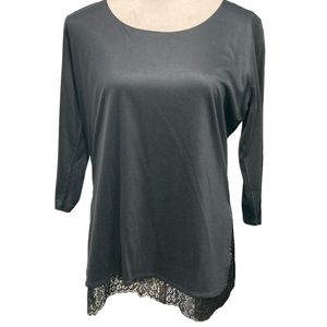 NWT Hugo Boss Long Sleeve Lace Blouse